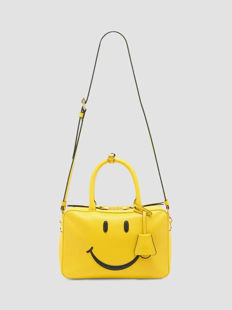 MOSCHINO Women's Smile Leather Top Handle Bag | Thumbnail 7