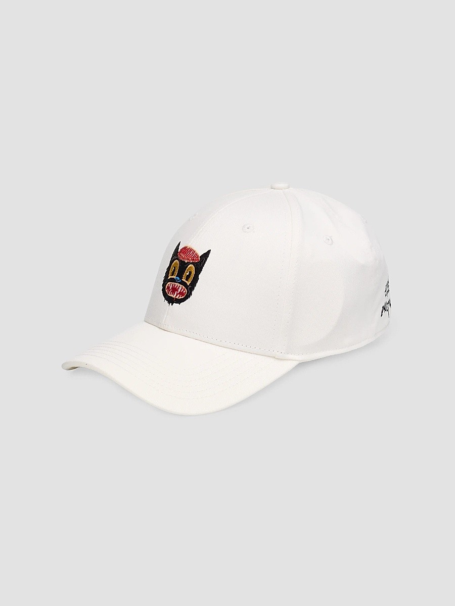 Arrels Barcelona Men's X Gary Baseman Small Cat Baseball Cap