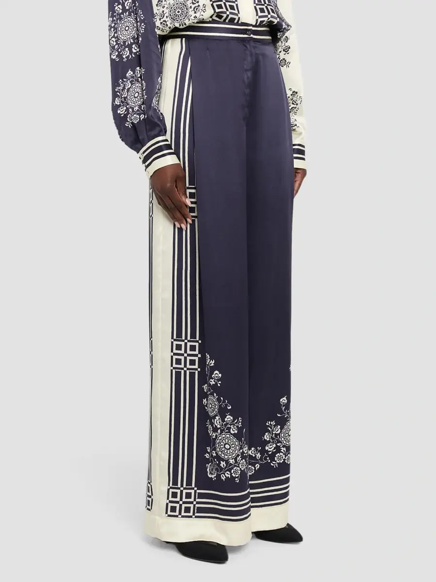 ALÉMAIS Women's Banderra Printed Wide-Leg Pants | Thumbnail 4 ALÉMAIS Women's Banderra Printed Wide-Leg Pants | Thumbnail 4