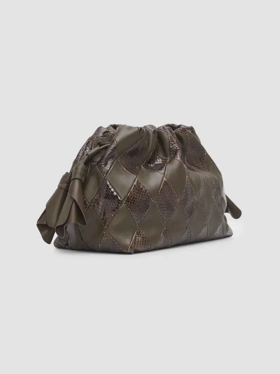 Zimmermann Women's Cloud 91 Medium Snakeskin-Embossed Clutch | Thumbnail 2 Zimmermann Women's Cloud 91 Medium Snakeskin-Embossed Clutch | Thumbnail 2