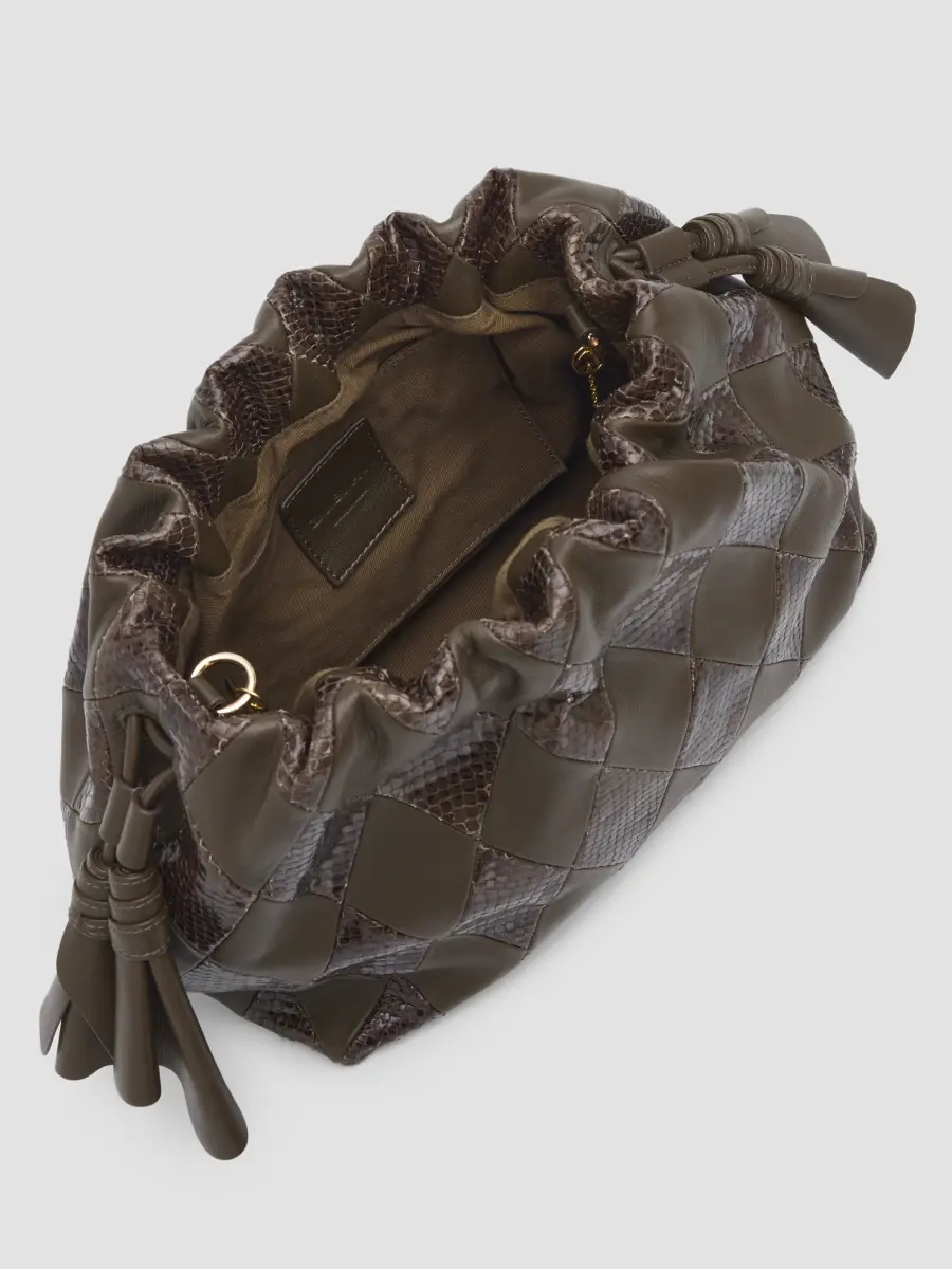 Zimmermann Women's Cloud 91 Medium Snakeskin-Embossed Clutch | Thumbnail 3 Zimmermann Women's Cloud 91 Medium Snakeskin-Embossed Clutch | Thumbnail 3