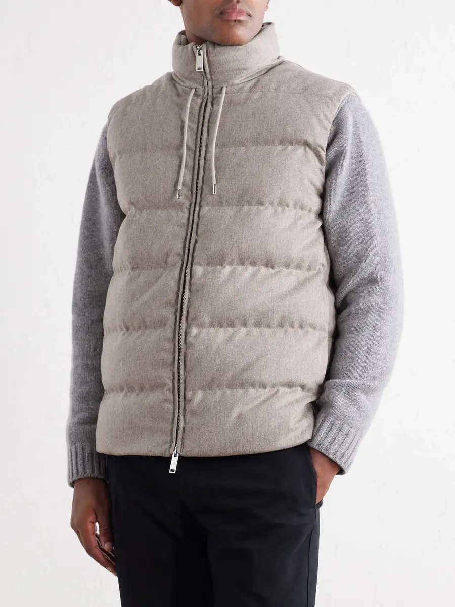 Slowear Montedoro Quilted Wool-Blend Down Gilet - Men | Thumbnail 3 Slowear Montedoro Quilted Wool-Blend Down Gilet - Men | Thumbnail 3