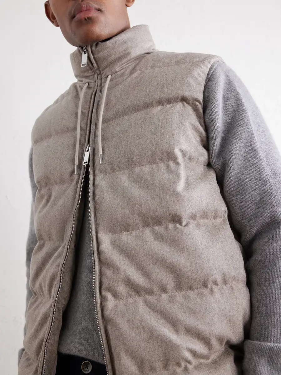 Slowear Montedoro Quilted Wool-Blend Down Gilet - Men | Thumbnail 5 Slowear Montedoro Quilted Wool-Blend Down Gilet - Men | Thumbnail 5