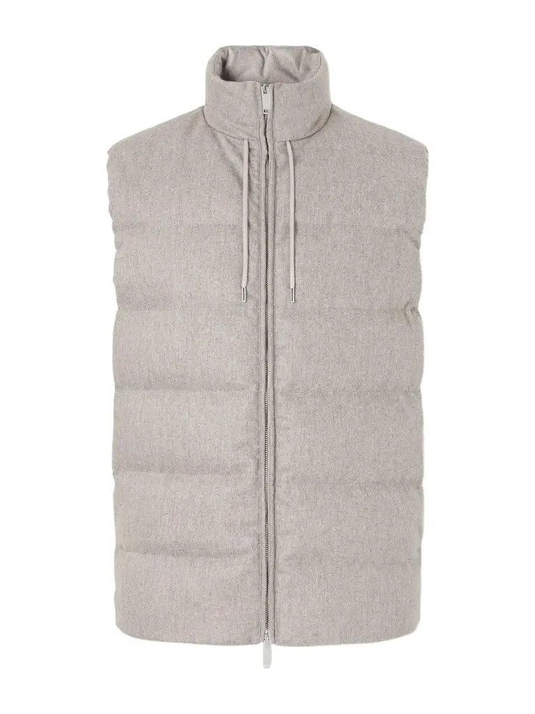 Slowear Montedoro Quilted Wool-Blend Down Gilet - Men
