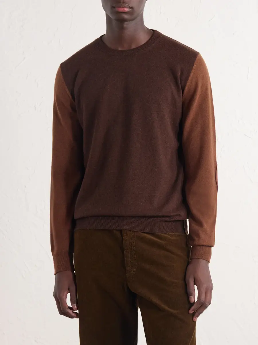 Maison Margiela Colour-Block Wool Sweater - Men | Thumbnail 3