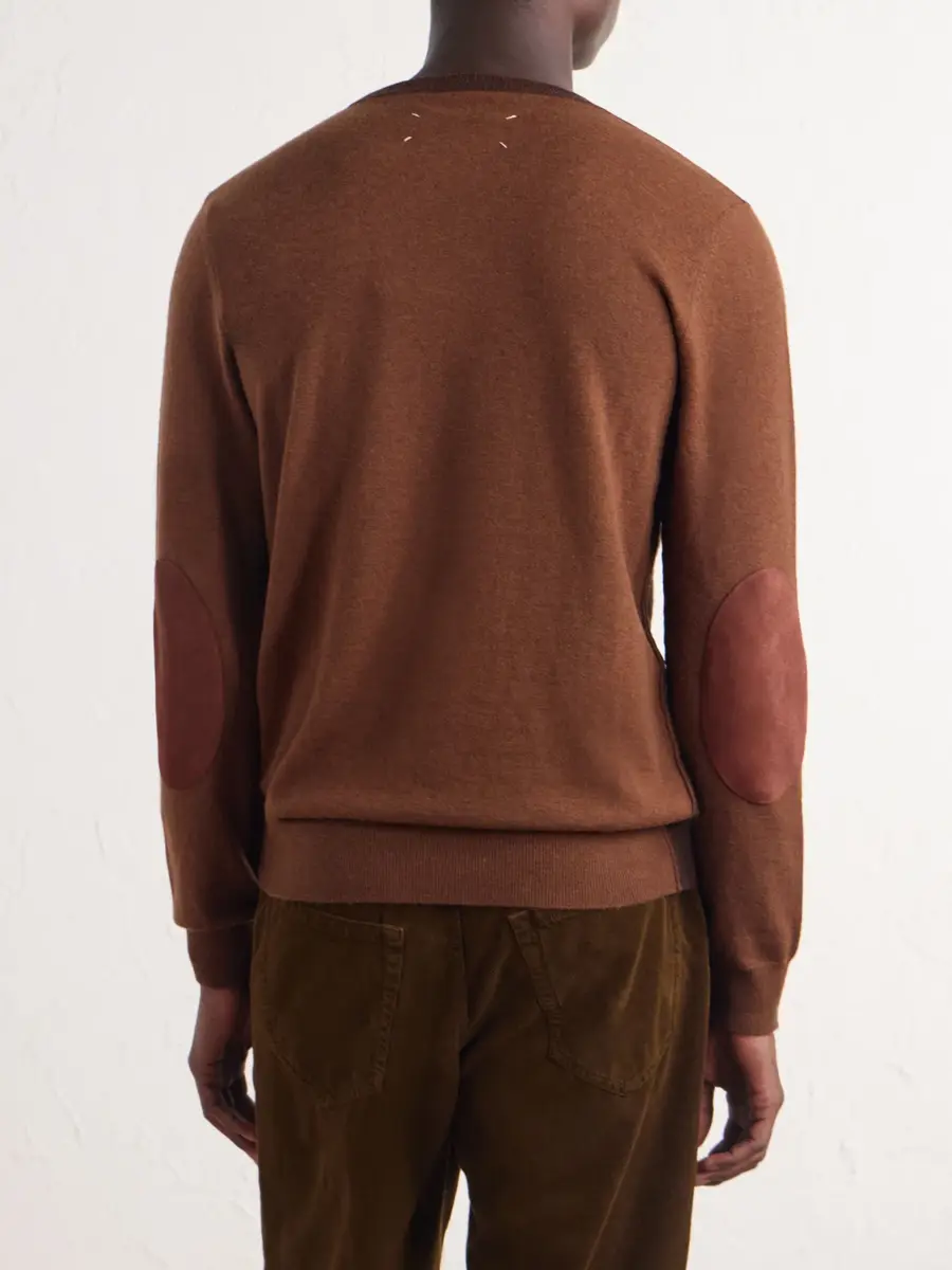 Maison Margiela Colour-Block Wool Sweater - Men | Thumbnail 4