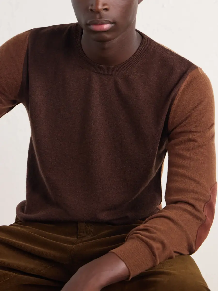 Maison Margiela Colour-Block Wool Sweater - Men | Thumbnail 5