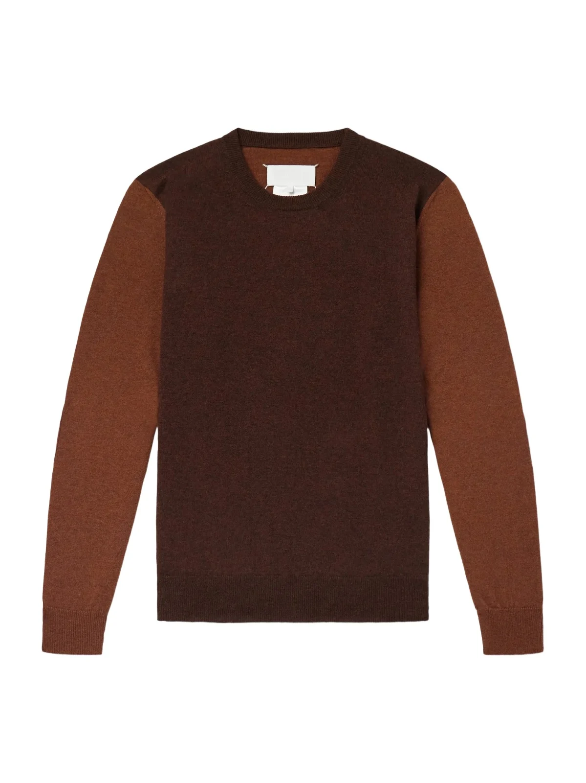 Colour-Block Wool Sweater - Men