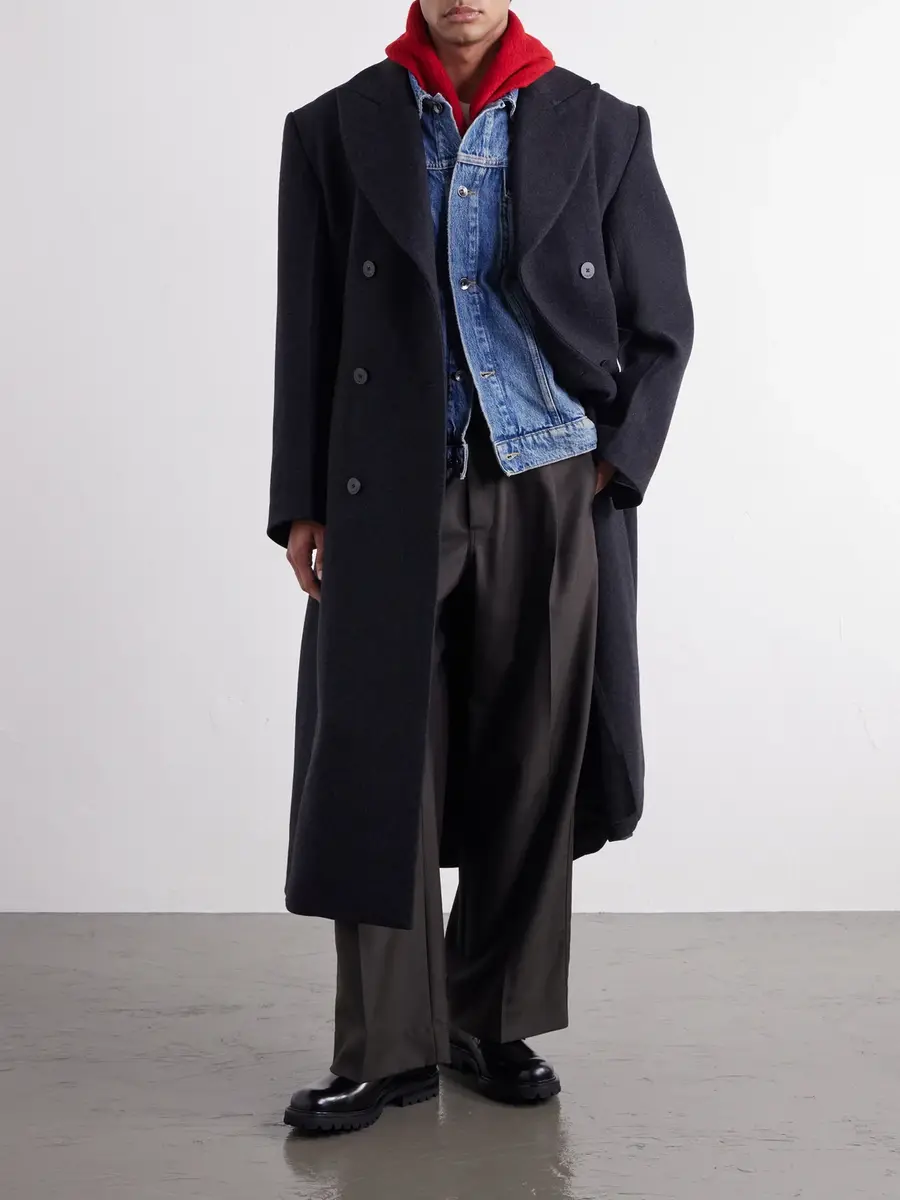 Jacquemus Le Manteau Tailleur Double-Breasted Wool-Blend Coat - Men | Thumbnail 2 Jacquemus Le Manteau Tailleur Double-Breasted Wool-Blend Coat - Men | Thumbnail 2