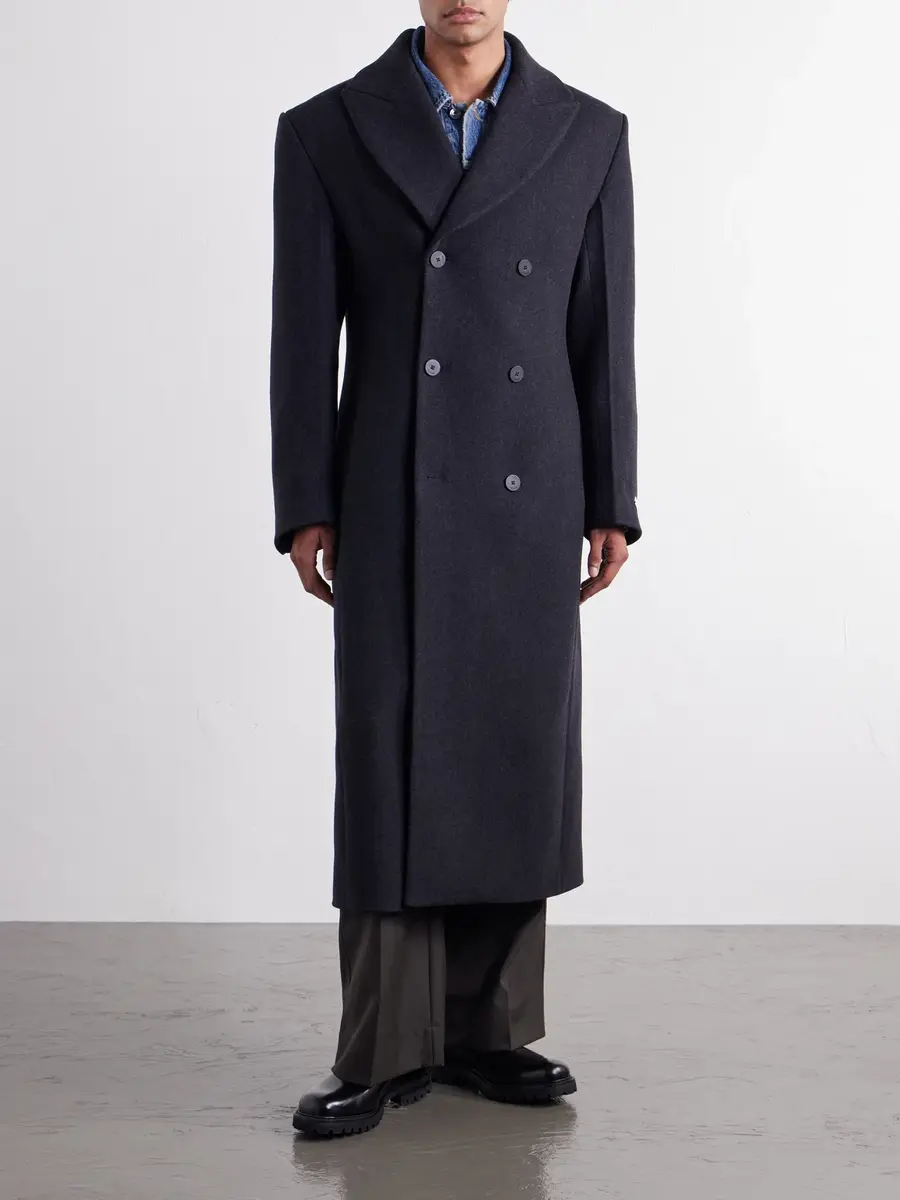 Jacquemus Le Manteau Tailleur Double-Breasted Wool-Blend Coat - Men | Thumbnail 3 Jacquemus Le Manteau Tailleur Double-Breasted Wool-Blend Coat - Men | Thumbnail 3