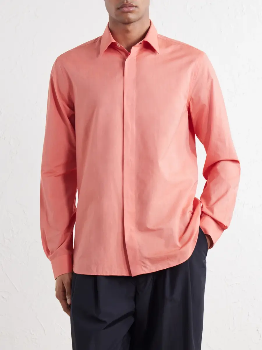 Paul Smith Cotton-Poplin Shirt - Men | Thumbnail 3 Paul Smith Cotton-Poplin Shirt - Men | Thumbnail 3