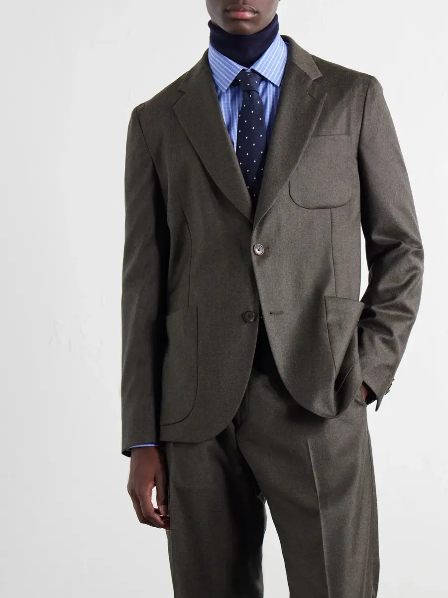 Paul Smith Wool and Cashmere-Blend Suit Jacket - Men | Thumbnail 3