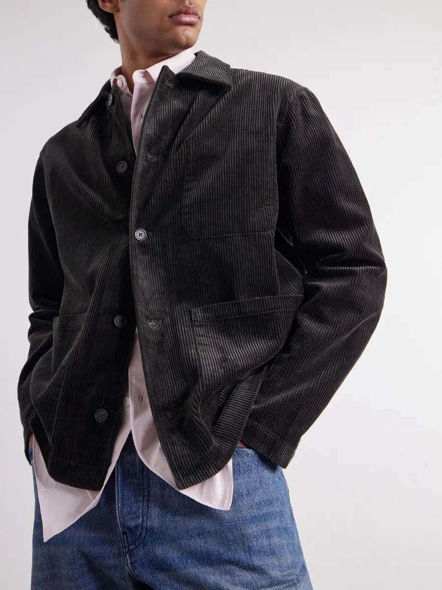 NN07 Morgan 50004 Organic Cotton-Corduroy Chore Jacket - Men | Thumbnail 5
