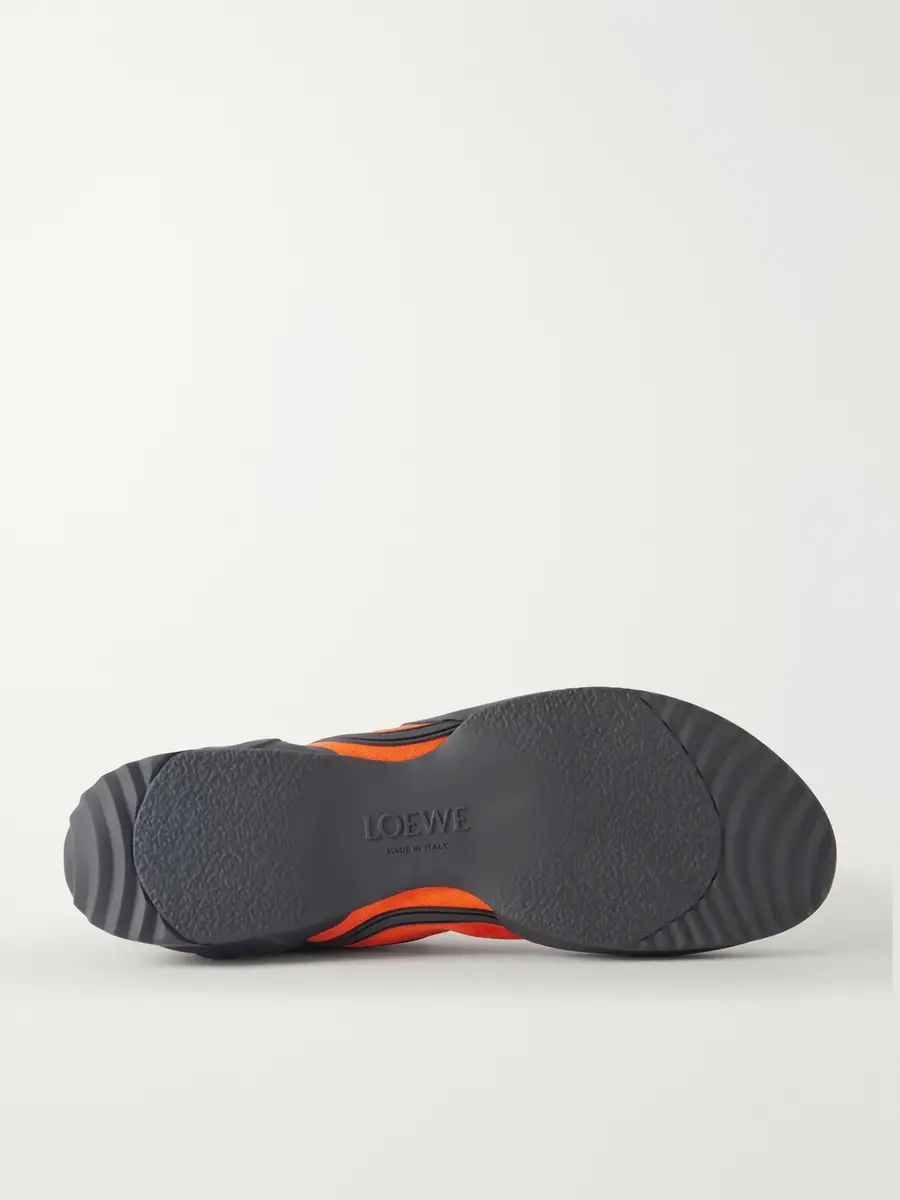 Loewe Grip Aqua Rubber-Trimmed Stretch Suede Sneakers - Men | Thumbnail 3 Loewe Grip Aqua Rubber-Trimmed Stretch Suede Sneakers - Men | Thumbnail 3