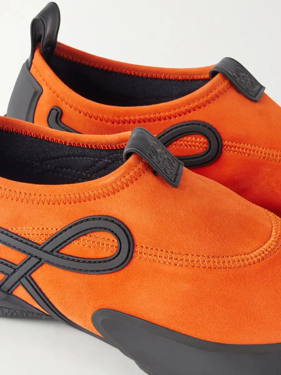 Loewe Grip Aqua Rubber-Trimmed Stretch Suede Sneakers - Men | Thumbnail 5 Loewe Grip Aqua Rubber-Trimmed Stretch Suede Sneakers - Men | Thumbnail 5