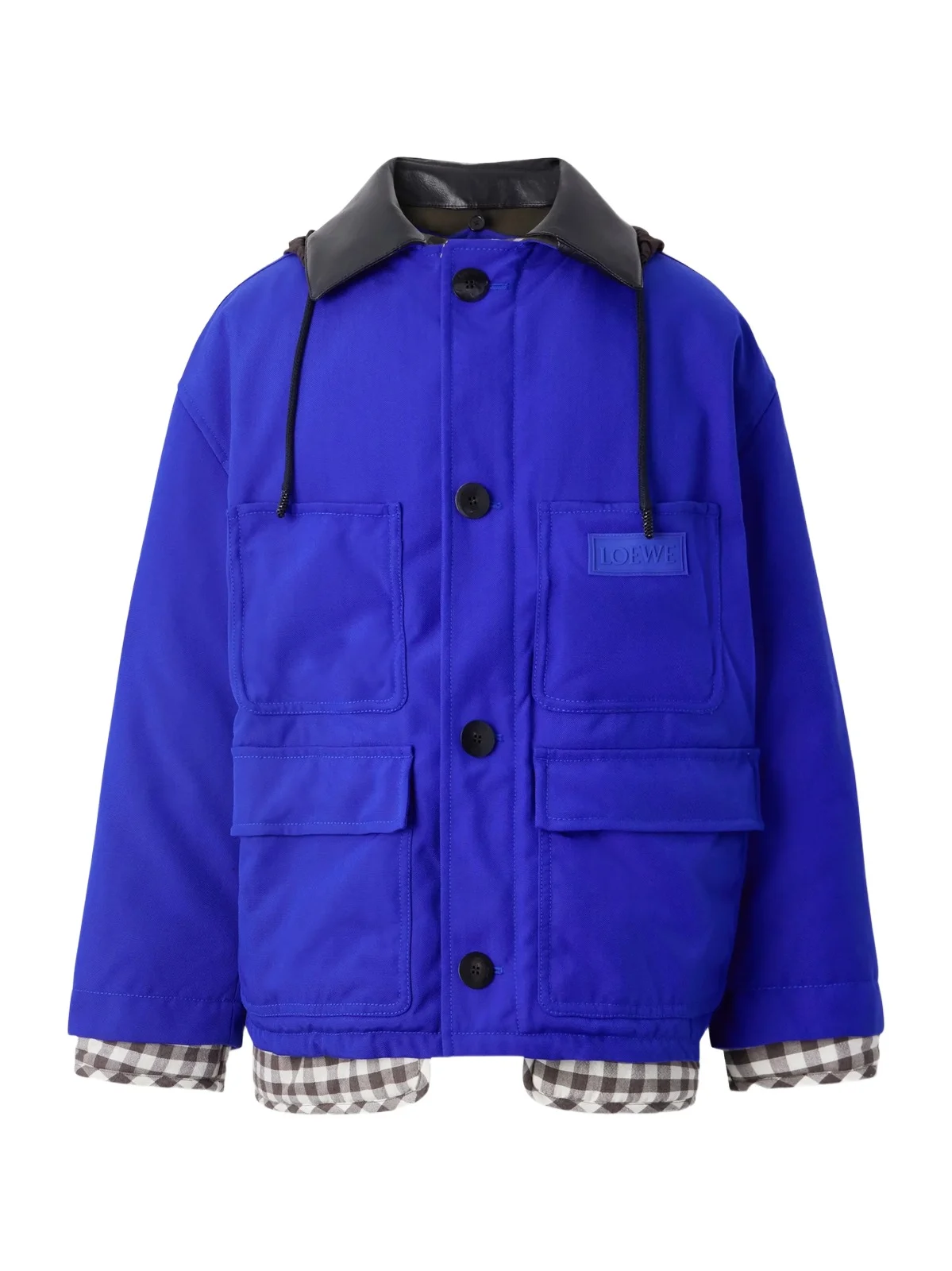 Loewe Leather-Trimmed CORDURA® Padded Jacket - Men