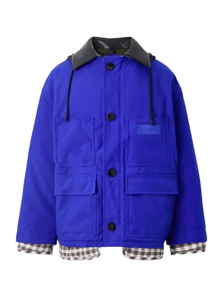Leather-Trimmed CORDURA® Padded Jacket - Men