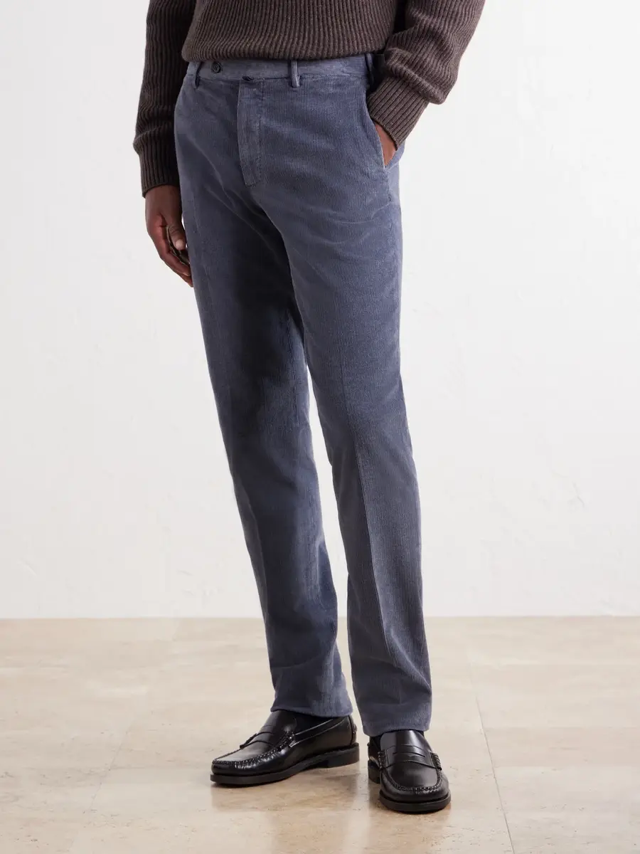 Slowear Incotex Tapered Cotton-Blend Corduroy Trousers - Men | Thumbnail 3 Slowear Incotex Tapered Cotton-Blend Corduroy Trousers - Men | Thumbnail 3