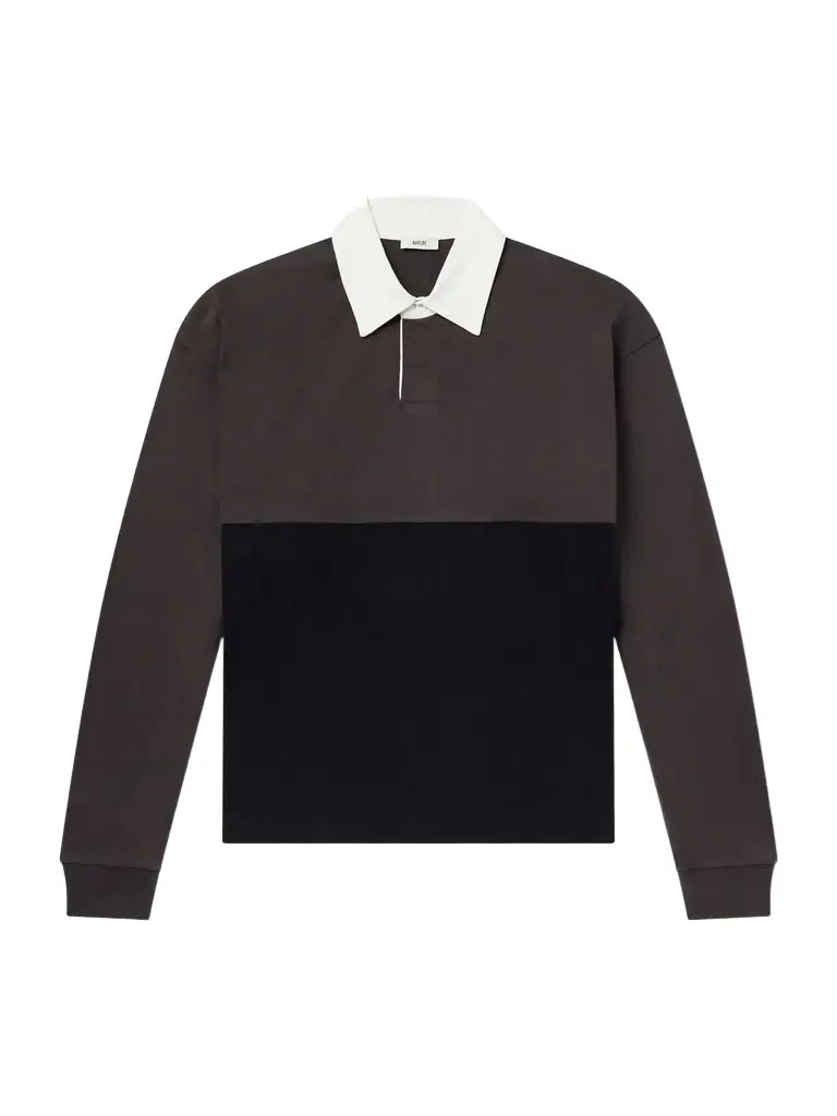 AGOLDE Colour-Block Cotton-Jersey Polo Shirt - Men