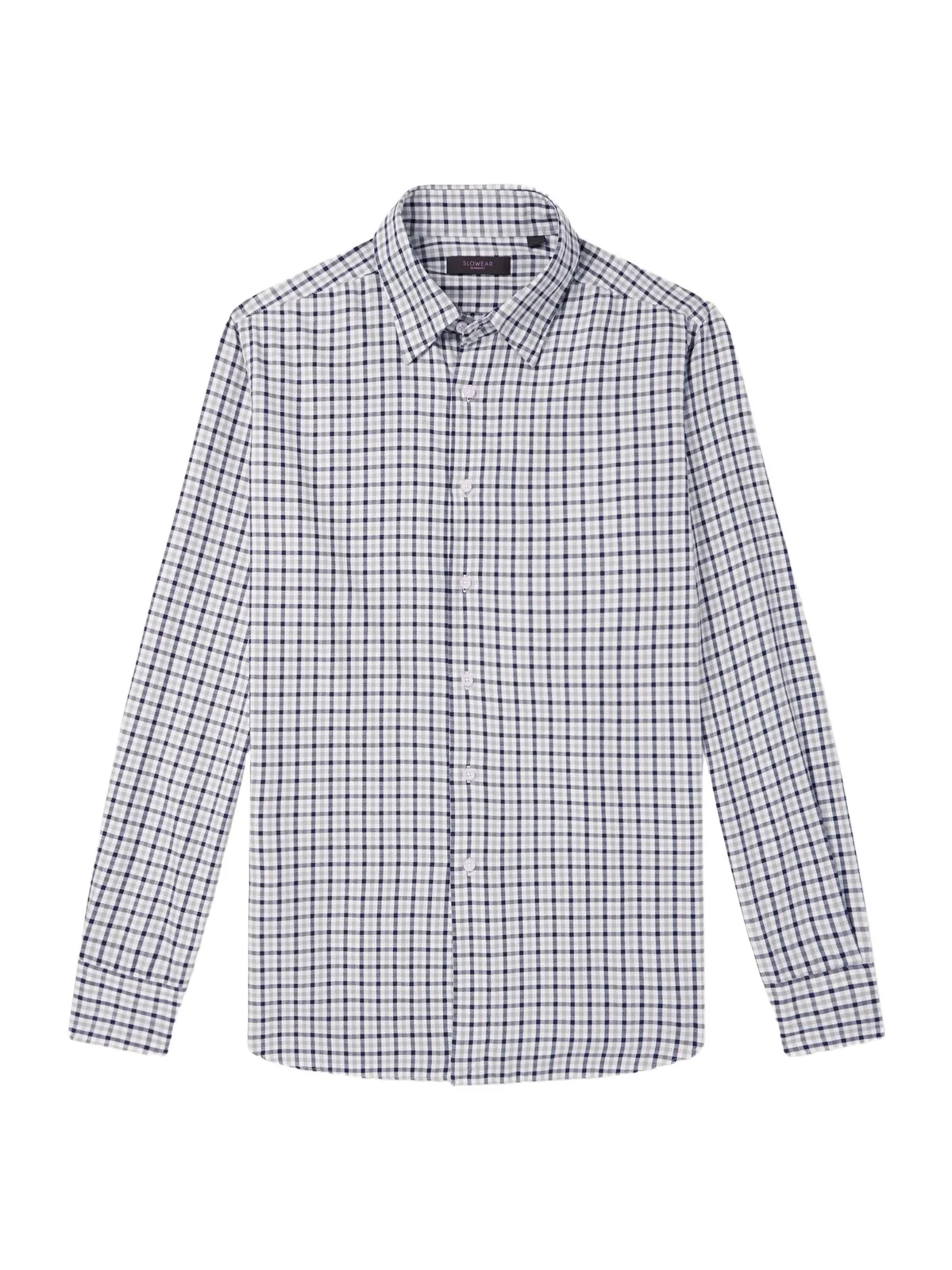 Slowear Glanshirt Button-Down Collar Checked Cotton Shirt - Men