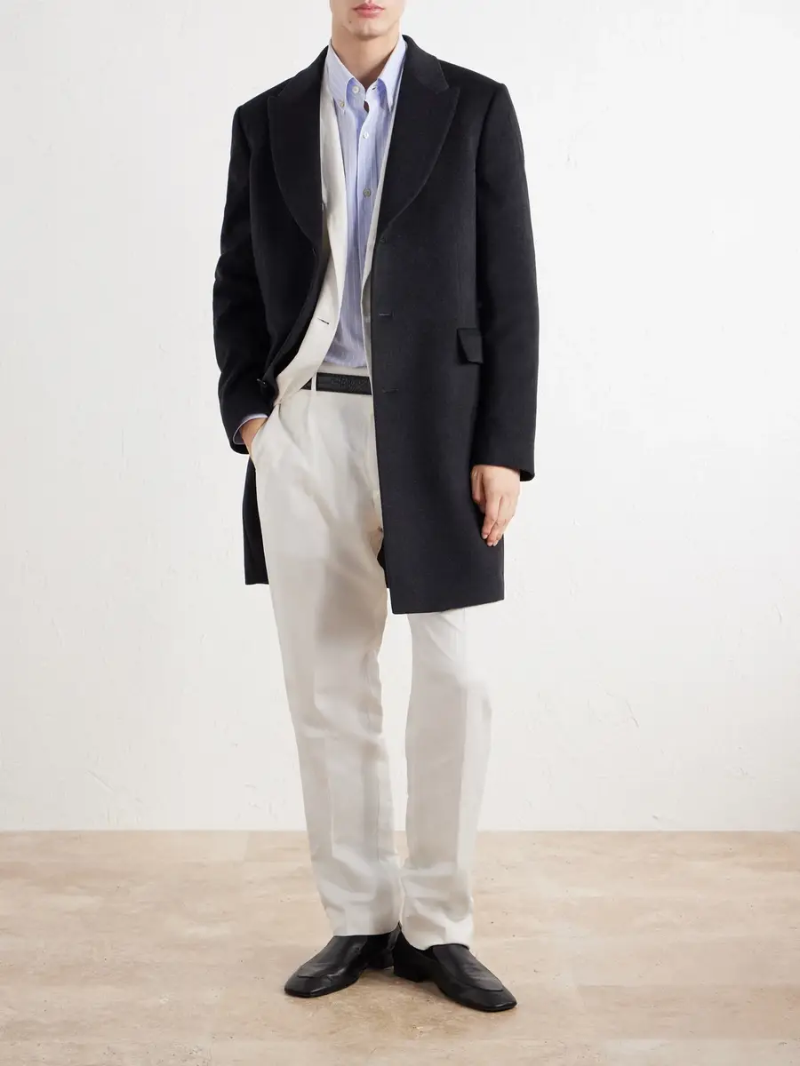Paul Smith Wool and Cashmere-Blend Coat - Men | Thumbnail 2