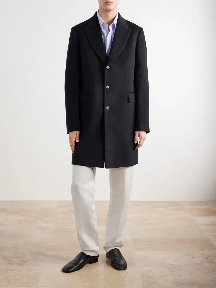 Paul Smith Wool and Cashmere-Blend Coat - Men | Thumbnail 3