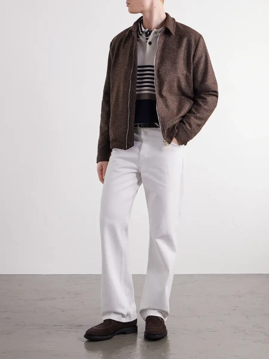 Paul Smith Wool-Blend Bouclé Blouson Jacket - Men | Thumbnail 2