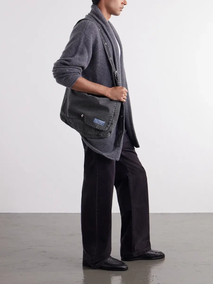 mfpen Postman Logo-Appliquéd Canvas Messenger Bag - Men | Thumbnail 2 mfpen Postman Logo-Appliquéd Canvas Messenger Bag - Men | Thumbnail 2