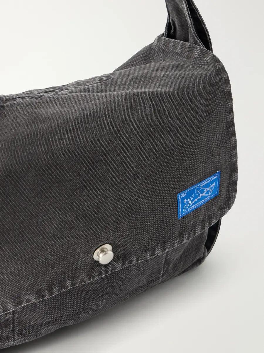 mfpen Postman Logo-Appliquéd Canvas Messenger Bag - Men | Thumbnail 5 mfpen Postman Logo-Appliquéd Canvas Messenger Bag - Men | Thumbnail 5