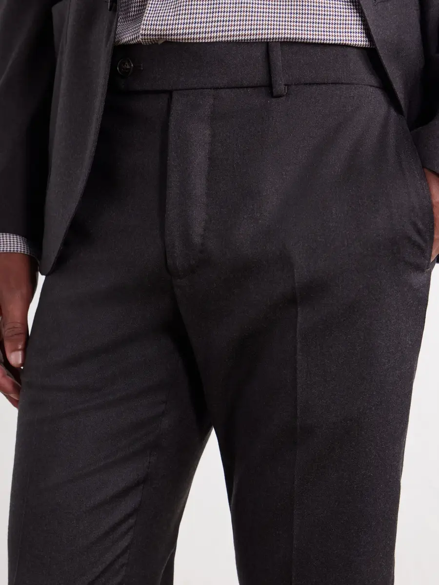 Slowear Incotex Tapered Wool-Blend Flannel Trousers - Men | Thumbnail 5
