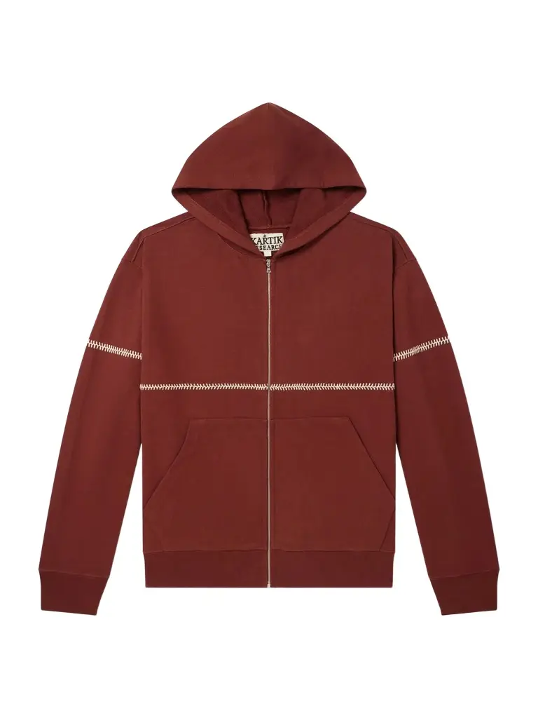 Rabari Cotton-Jersey Zip-Up Hoodie - Men Rabari Cotton-Jersey Zip-Up Hoodie - Men