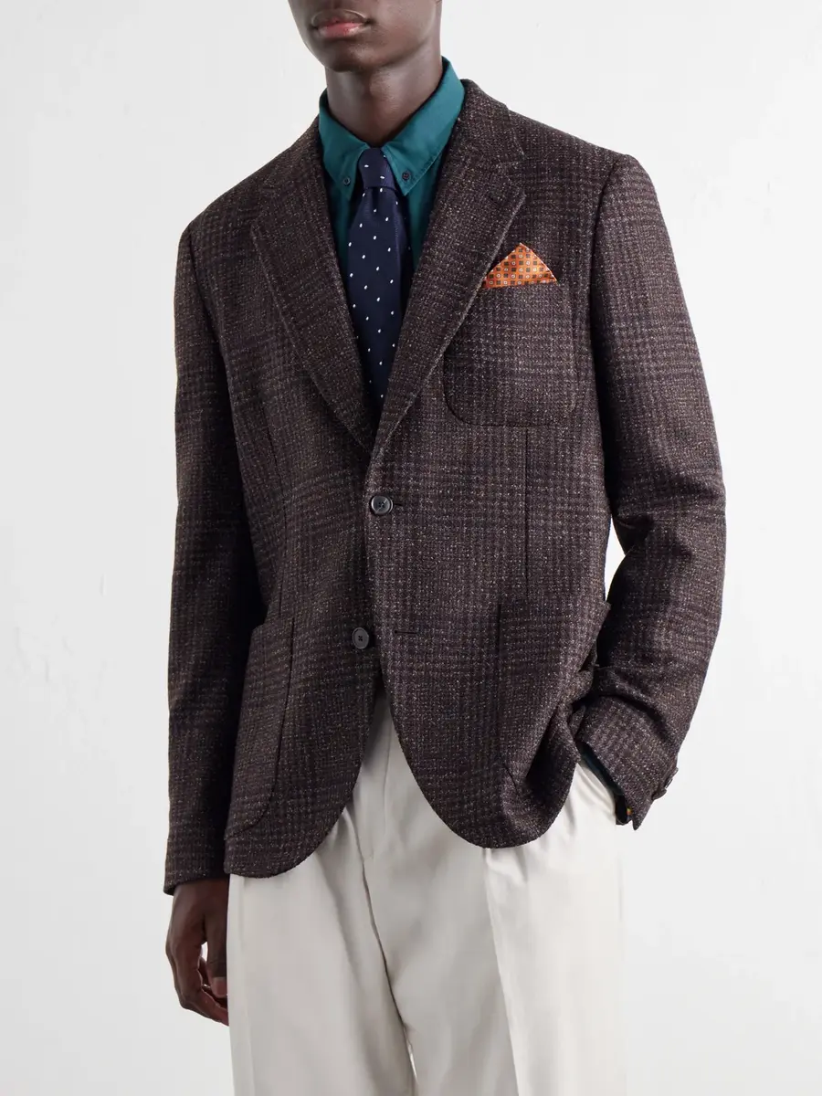 Paul Smith Prince Of Wales Checked Wool-Blend Blazer - Men | Thumbnail 3 Paul Smith Prince Of Wales Checked Wool-Blend Blazer - Men | Thumbnail 3