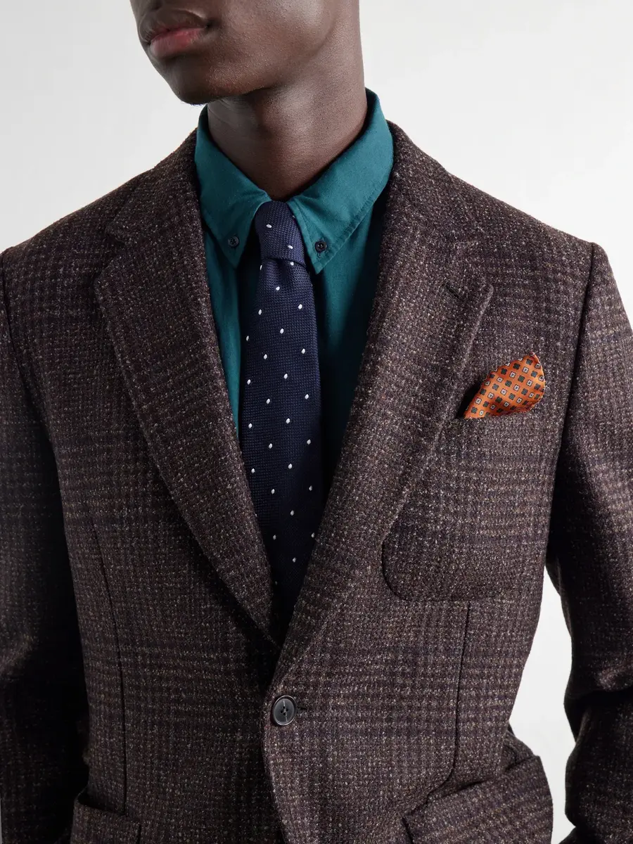 Paul Smith Prince Of Wales Checked Wool-Blend Blazer - Men | Thumbnail 5 Paul Smith Prince Of Wales Checked Wool-Blend Blazer - Men | Thumbnail 5