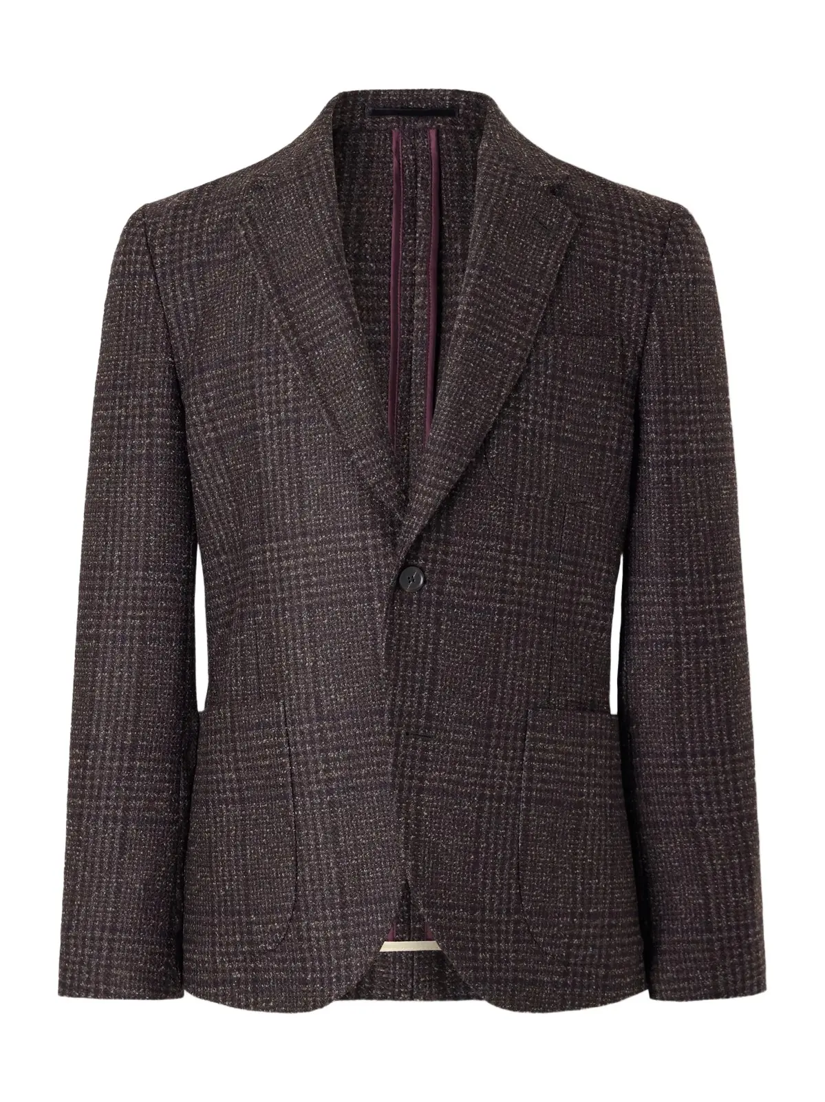 Paul Smith Prince Of Wales Checked Wool-Blend Blazer - Men