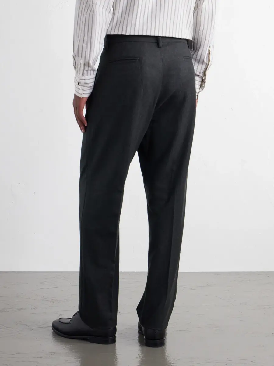 Massimo Alba Stan Straight-Leg Pleated Virgin Wool Suit Trousers - Men | Thumbnail 4