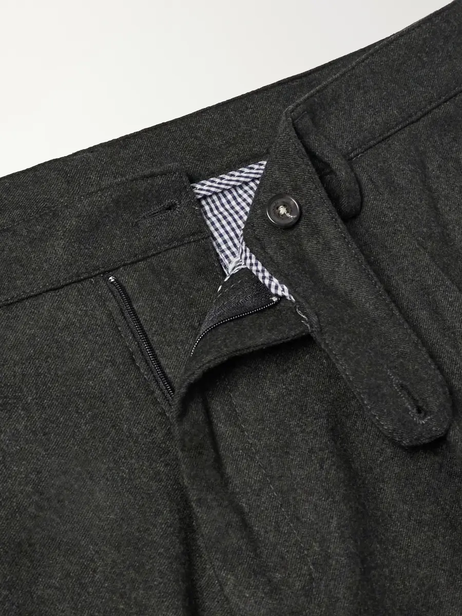 Massimo Alba Stan Straight-Leg Pleated Virgin Wool Suit Trousers - Men | Thumbnail 6