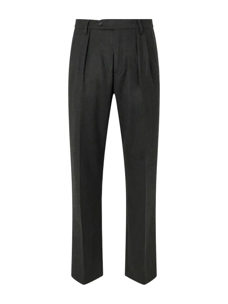 Massimo Alba Stan Straight-Leg Pleated Virgin Wool Suit Trousers - Men