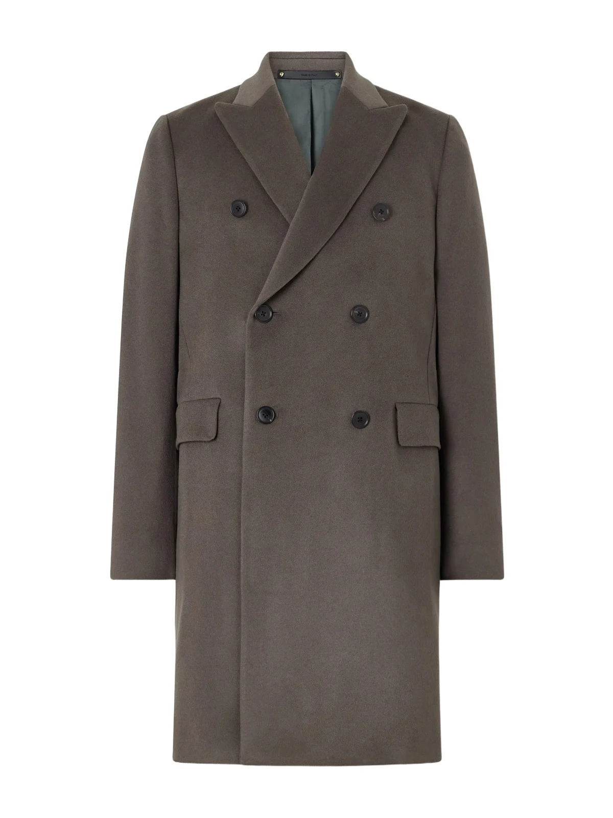 Double-Breasted Wool and Cashmere-Blend Coat - Men