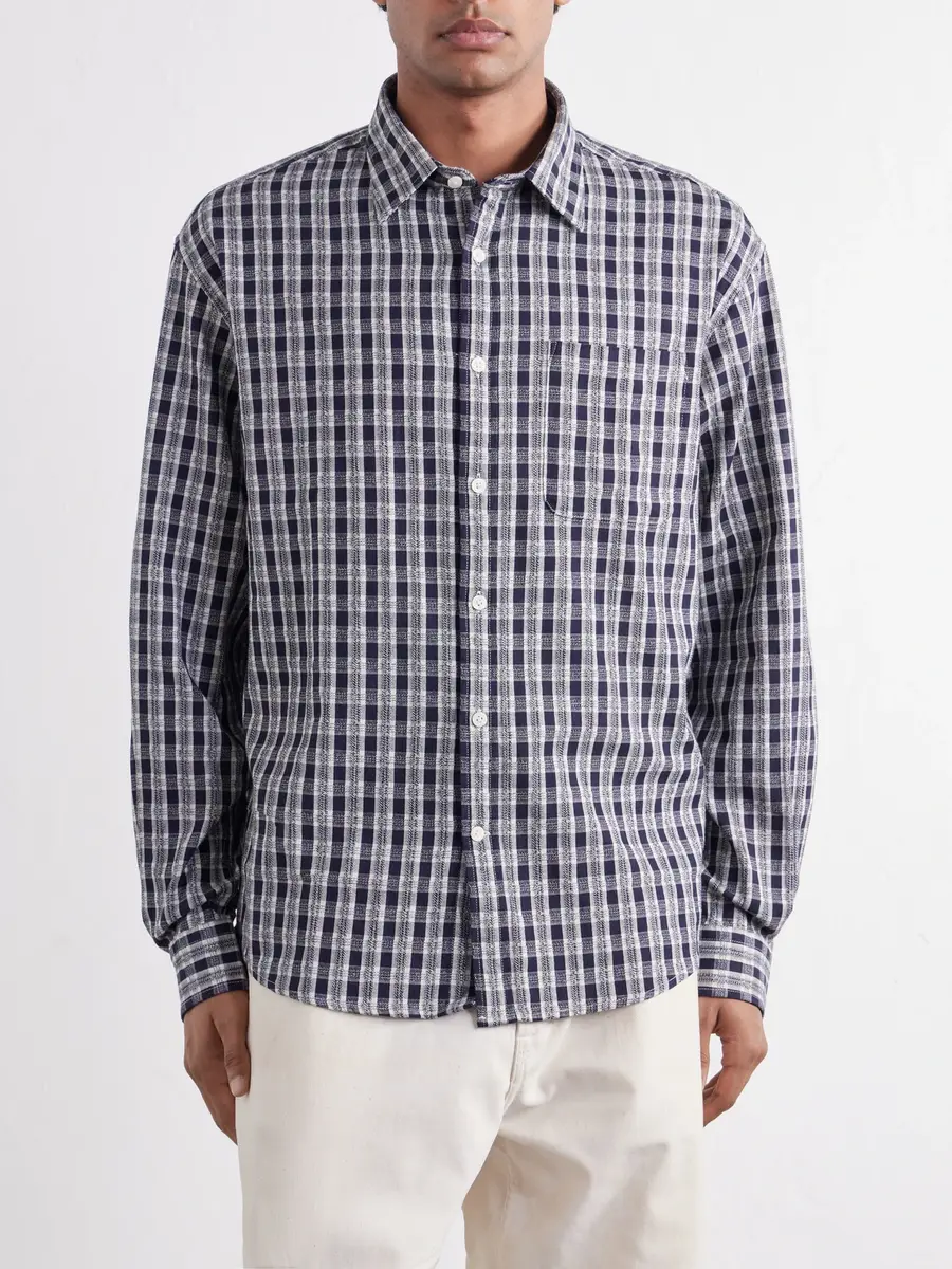 NN07 Deon 50007 Checked Organic Cotton Shirt - Men | Thumbnail 3 NN07 Deon 50007 Checked Organic Cotton Shirt - Men | Thumbnail 3