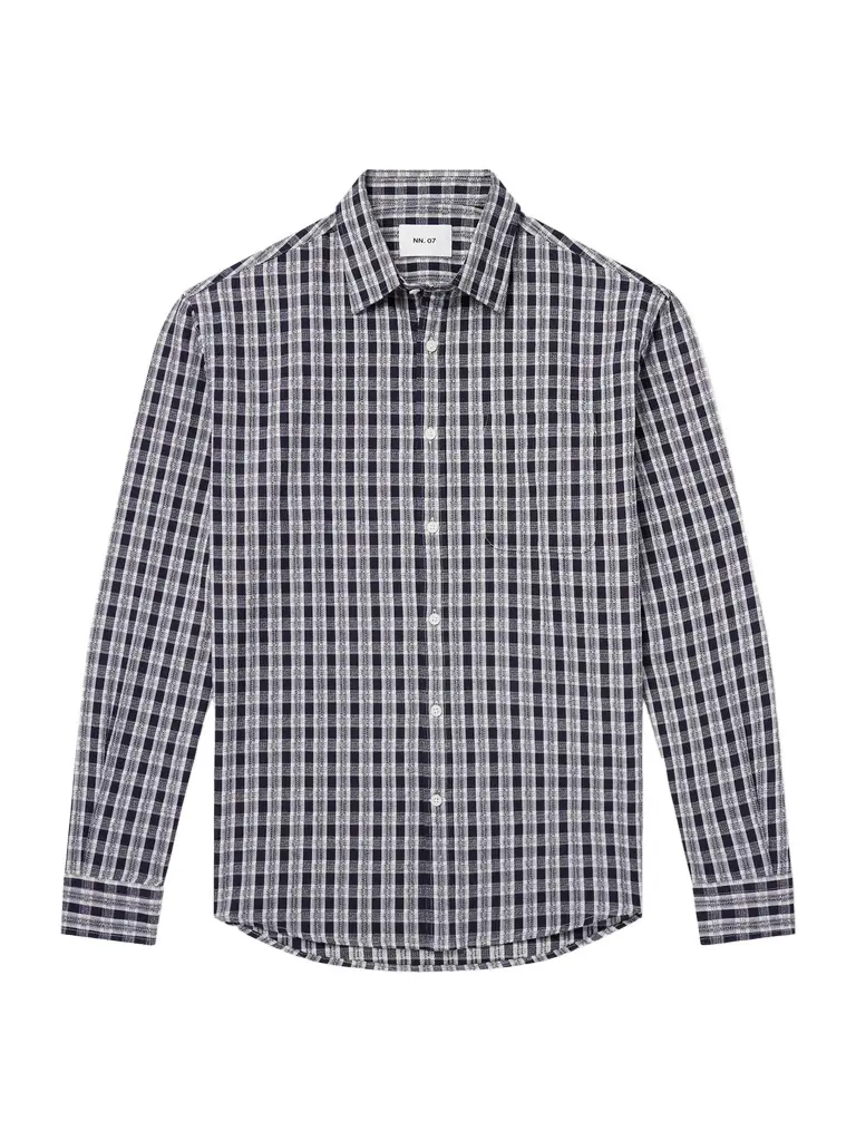 NN07 Deon 50007 Checked Organic Cotton Shirt - Men