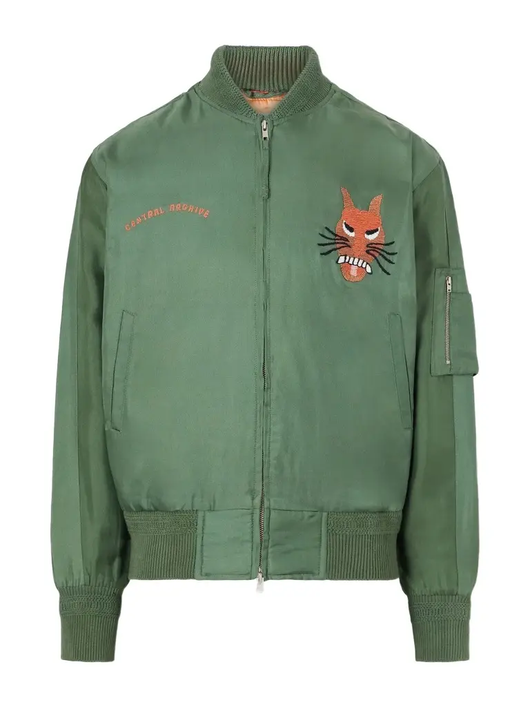 Kardo Max Embroidered Silk-Twill Bomber Jacket - Men
