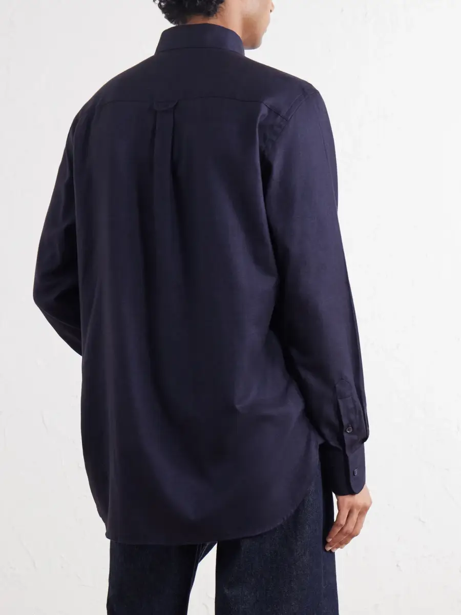 Paul Smith Cotton and Lyocell-Blend Flannel Overshirt - Men | Thumbnail 4
