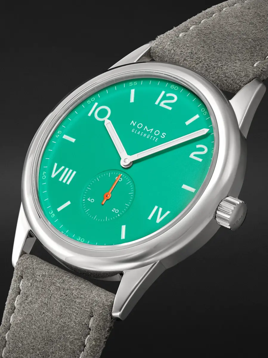 NOMOS Glashütte Club Campus 38.5 Hand-Wound Stainless Steel and Alcantara® Watch, Ref. No. 726.GB - Men | Thumbnail 4