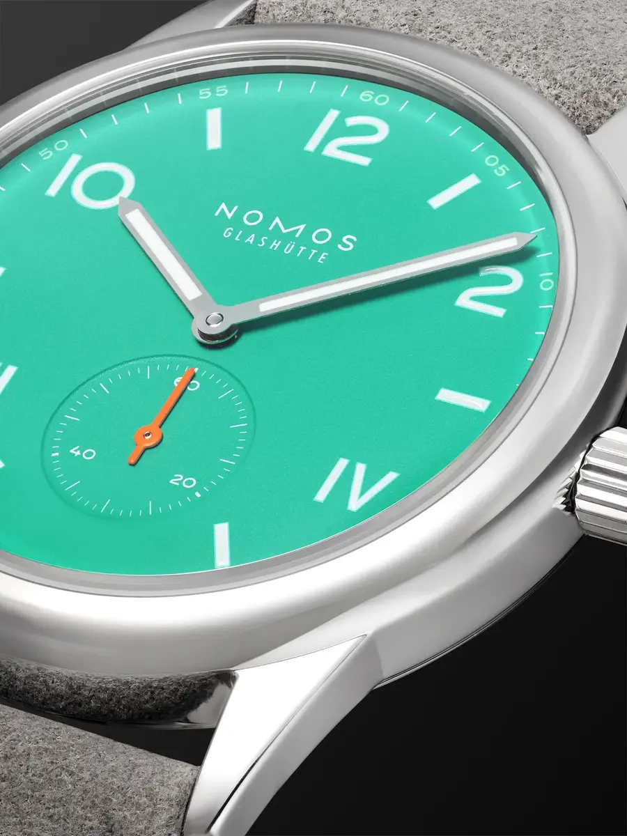 NOMOS Glashütte Club Campus 38.5 Hand-Wound Stainless Steel and Alcantara® Watch, Ref. No. 726.GB - Men | Thumbnail 6
