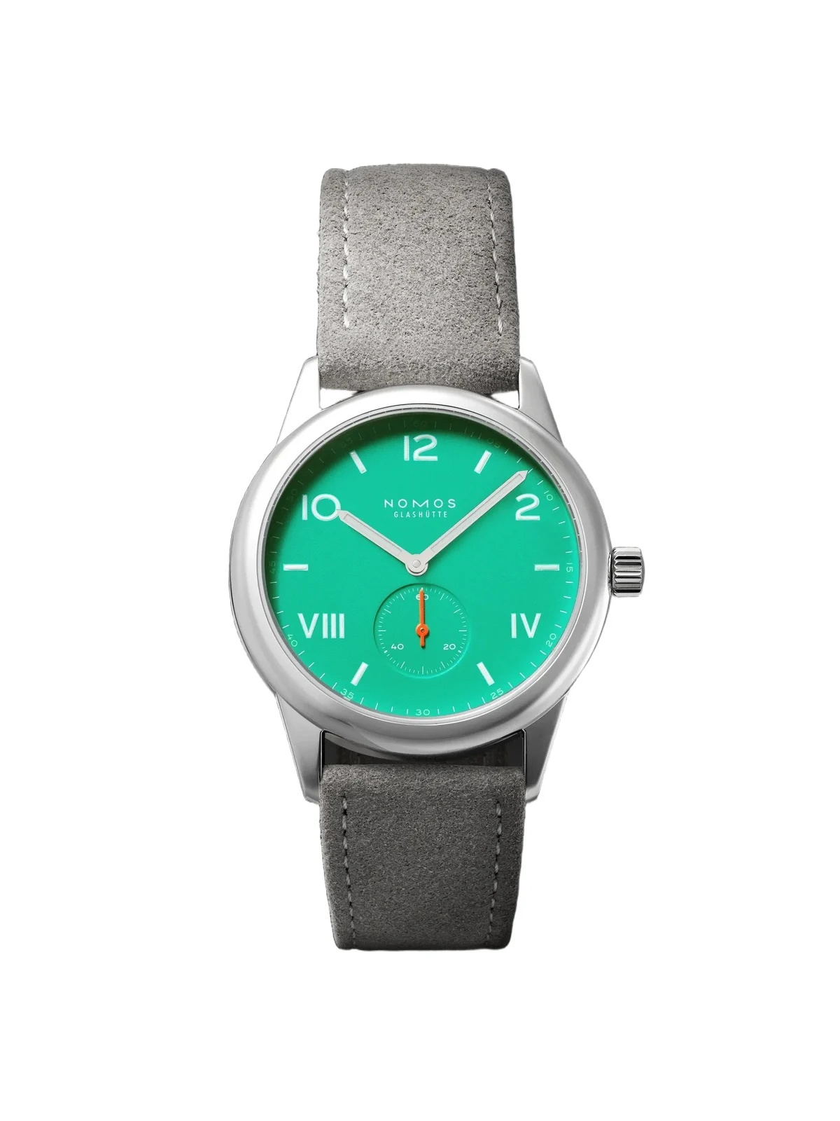 NOMOS Glashütte Club Campus 38.5 Hand-Wound Stainless Steel and Alcantara® Watch, Ref. No. 726.GB - Men