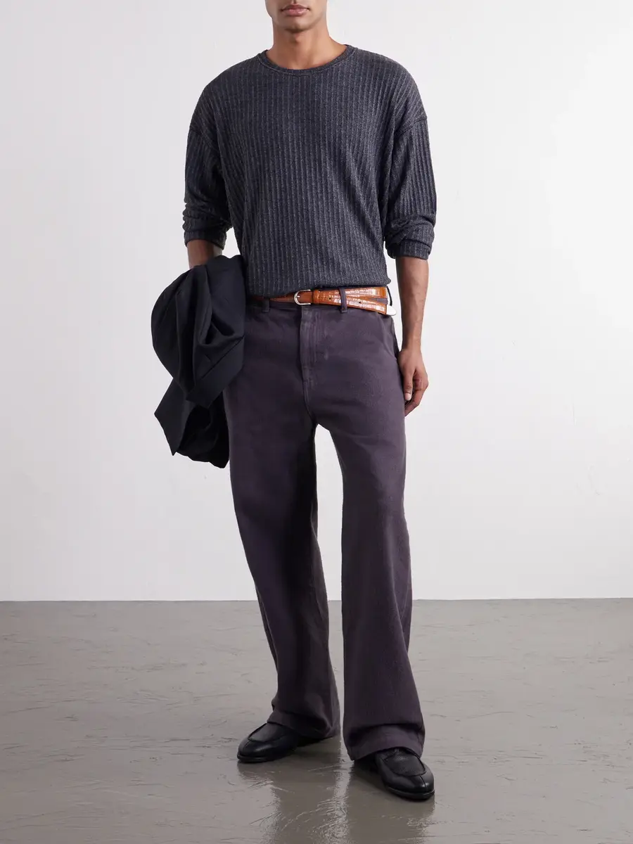 mfpen Ribbed Bouclé T-Shirt - Men | Thumbnail 2