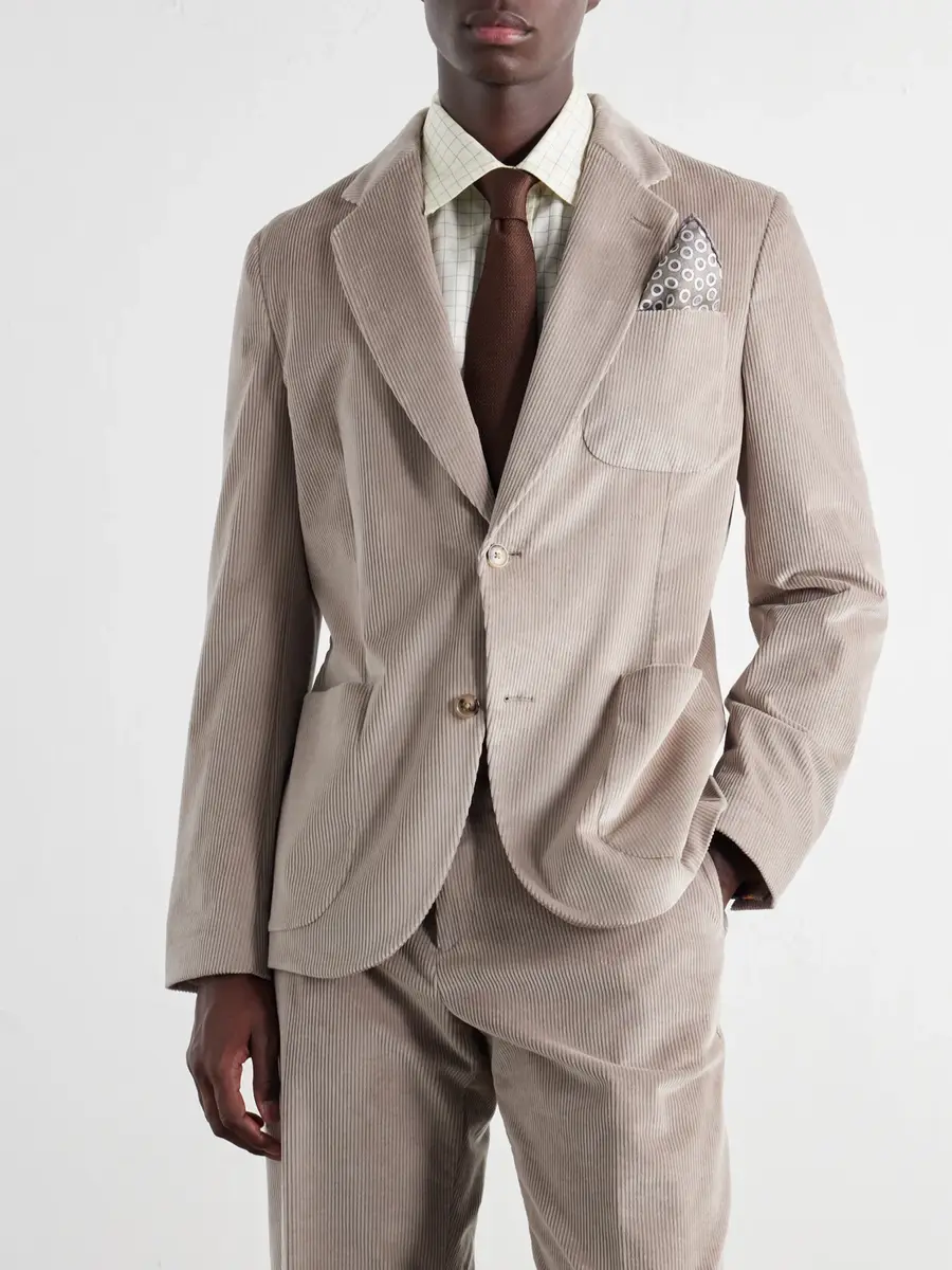 Paul Smith Cotton-Stretch Corduroy Suit Jacket - Men | Thumbnail 3