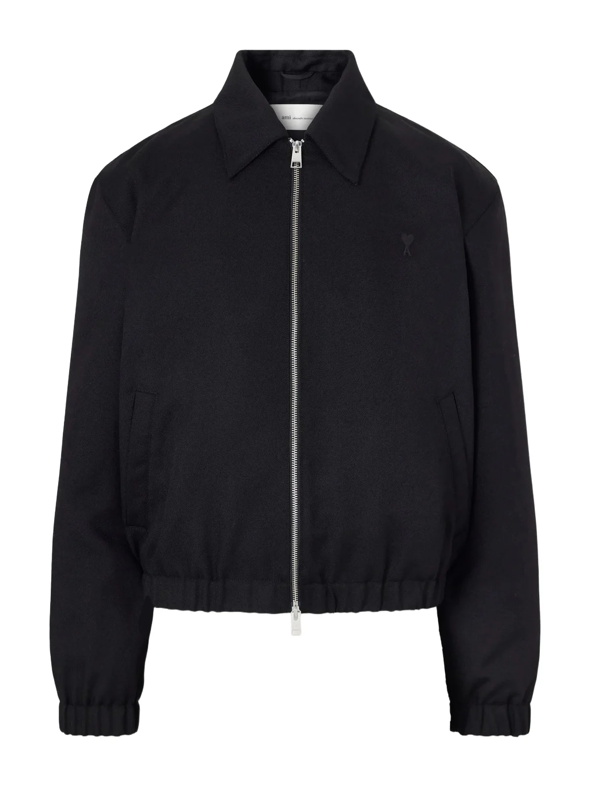 Ami De Coeur Logo-Embroidered Virgin Wool-Gabardine Jacket - Men Ami De Coeur Logo-Embroidered Virgin Wool-Gabardine Jacket - Men