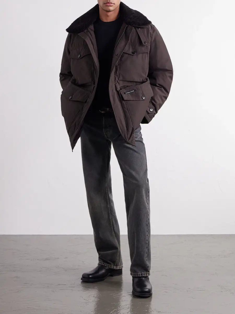 Canada Goose Scout Shearling-Trimmed Shell Down Jacket - Men | Thumbnail 2 Canada Goose Scout Shearling-Trimmed Shell Down Jacket - Men | Thumbnail 2