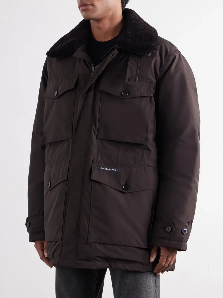 Canada Goose Scout Shearling-Trimmed Shell Down Jacket - Men | Thumbnail 3 Canada Goose Scout Shearling-Trimmed Shell Down Jacket - Men | Thumbnail 3